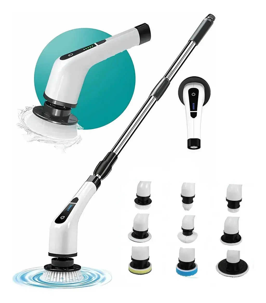Cepillo Electrico Limpieza 9 En 1 Multiusos Usb Hogar Auto