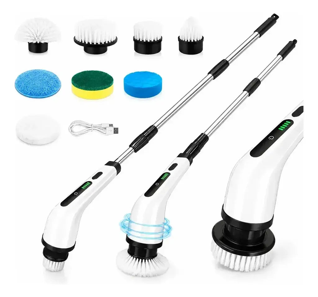 Cepillo Electrico Limpieza 9 En 1 Multiusos Usb Hogar Auto